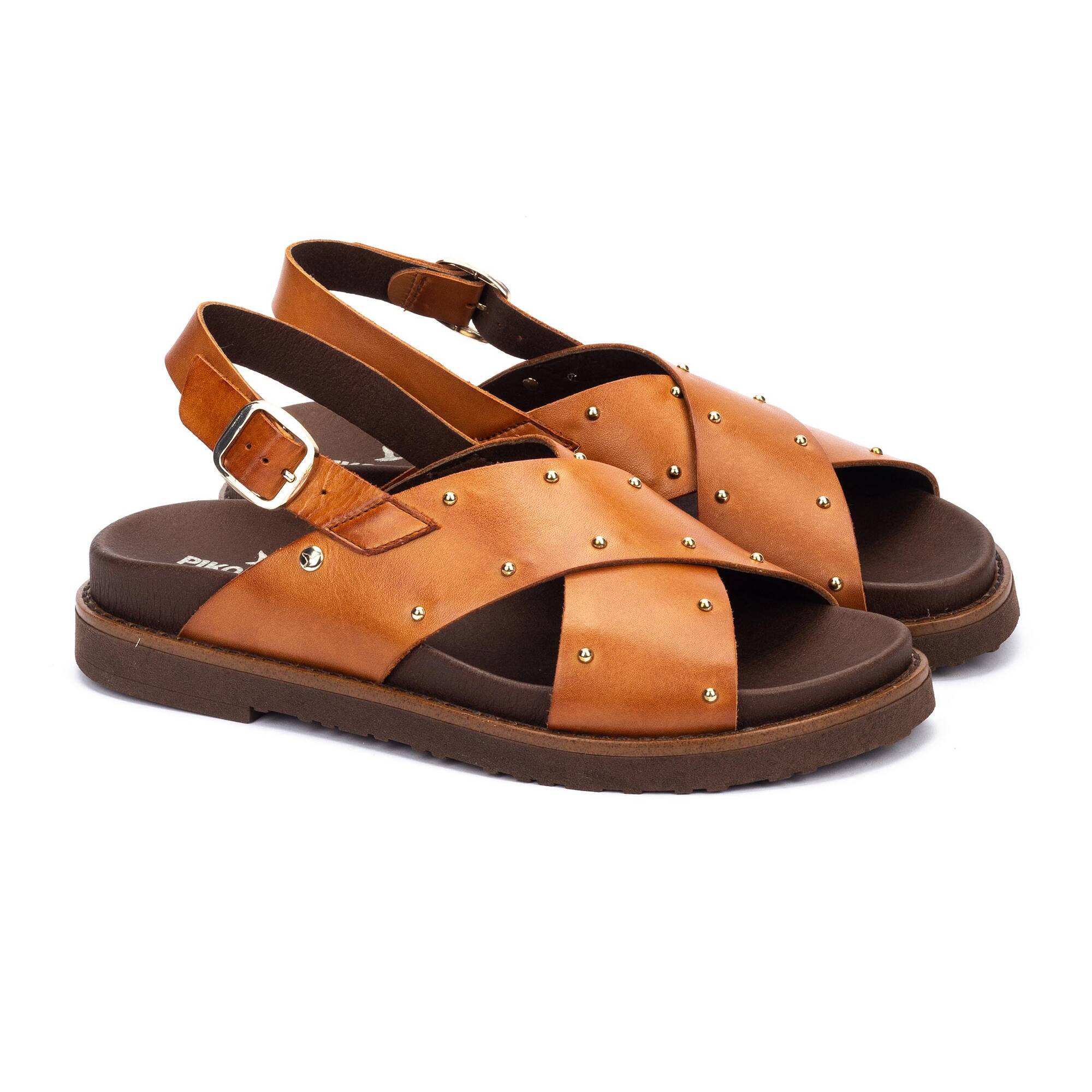 AITANA - Sandalias planas con hebilla para mujer