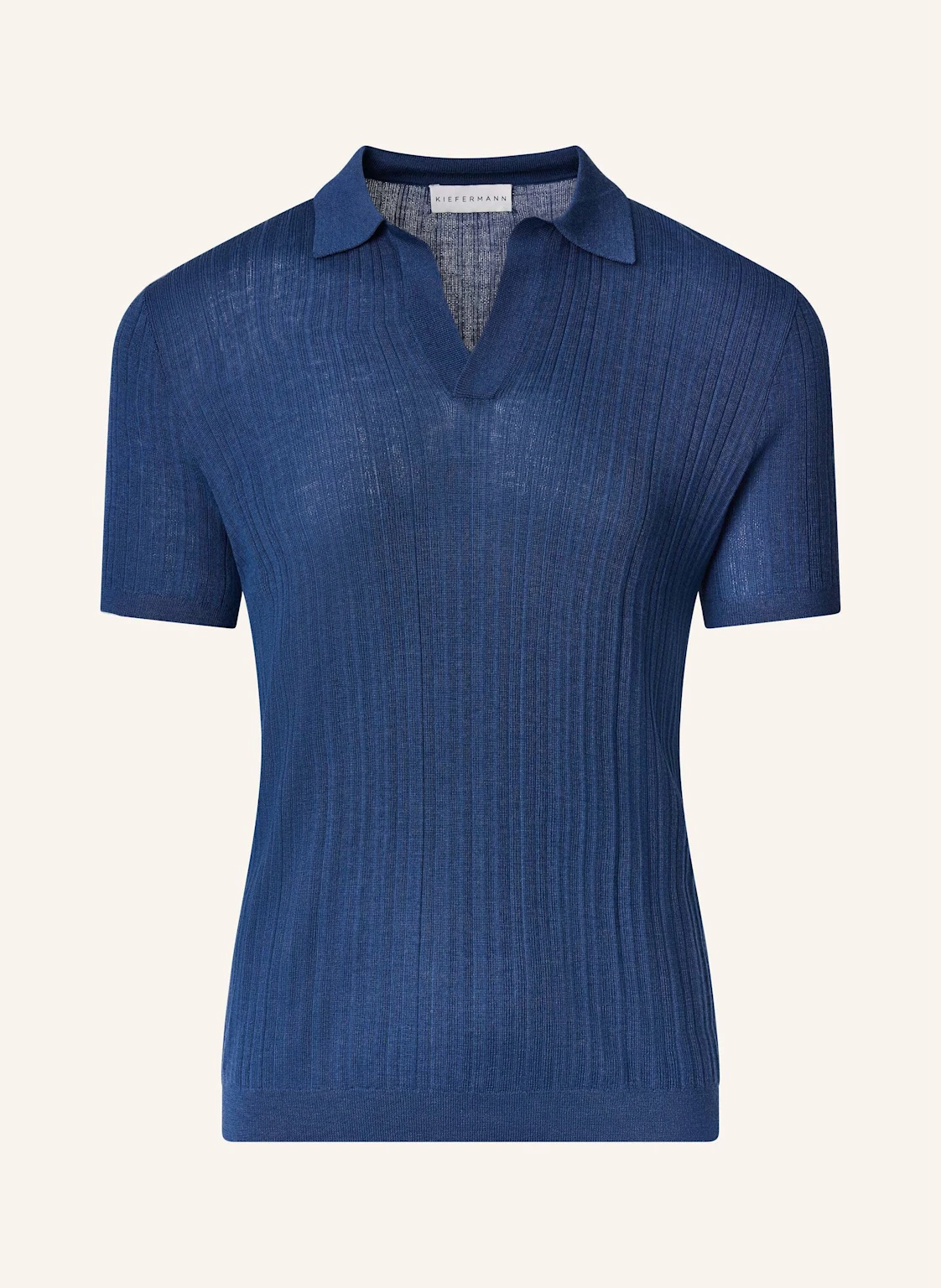 KIEFERMANN Strick-Poloshirt BORTISO aus Merino