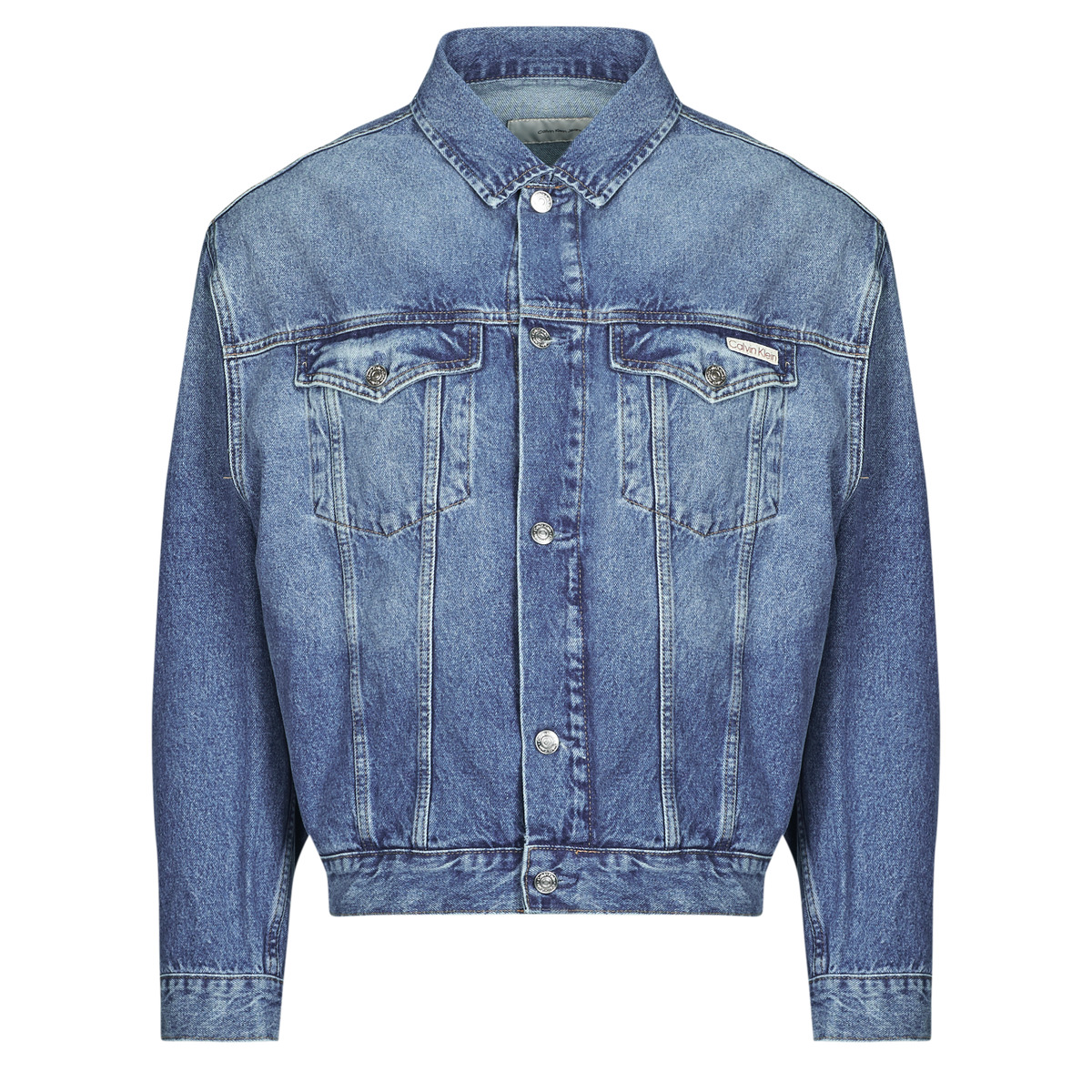 Calvin Klein Jeans - RELAXED DENIM JACKET - Marine