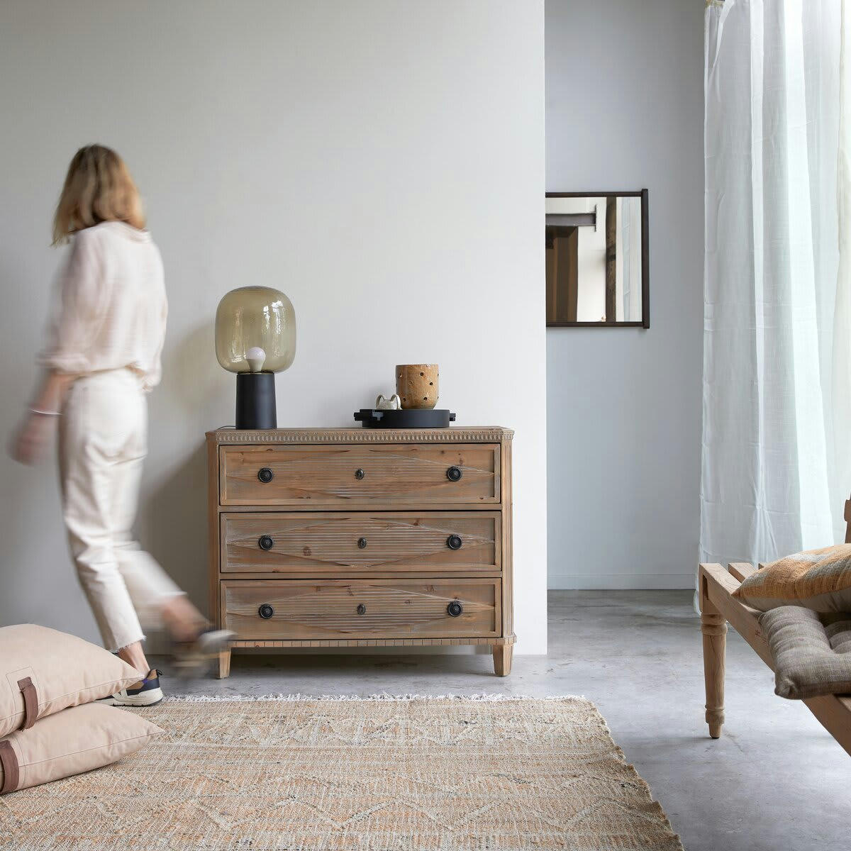 EMILY - Commode en pin massif recyclé