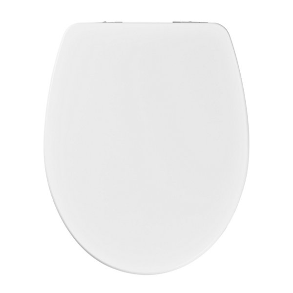 Abattant WC avec frein de fermeture, blanc, GoodHome Morava