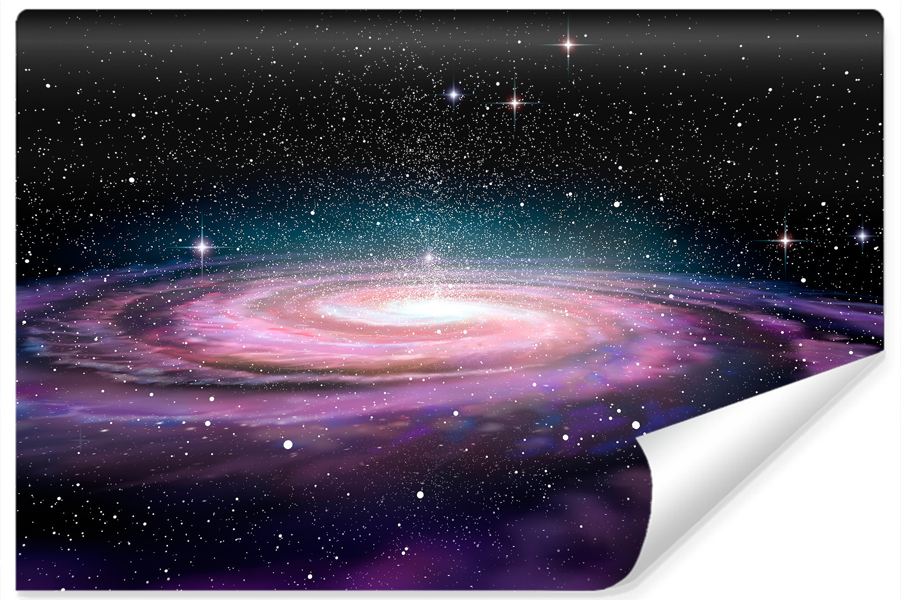 Fototapeta GALAKTYKA Gwiazdy Kosmos 3D 90x60cm
