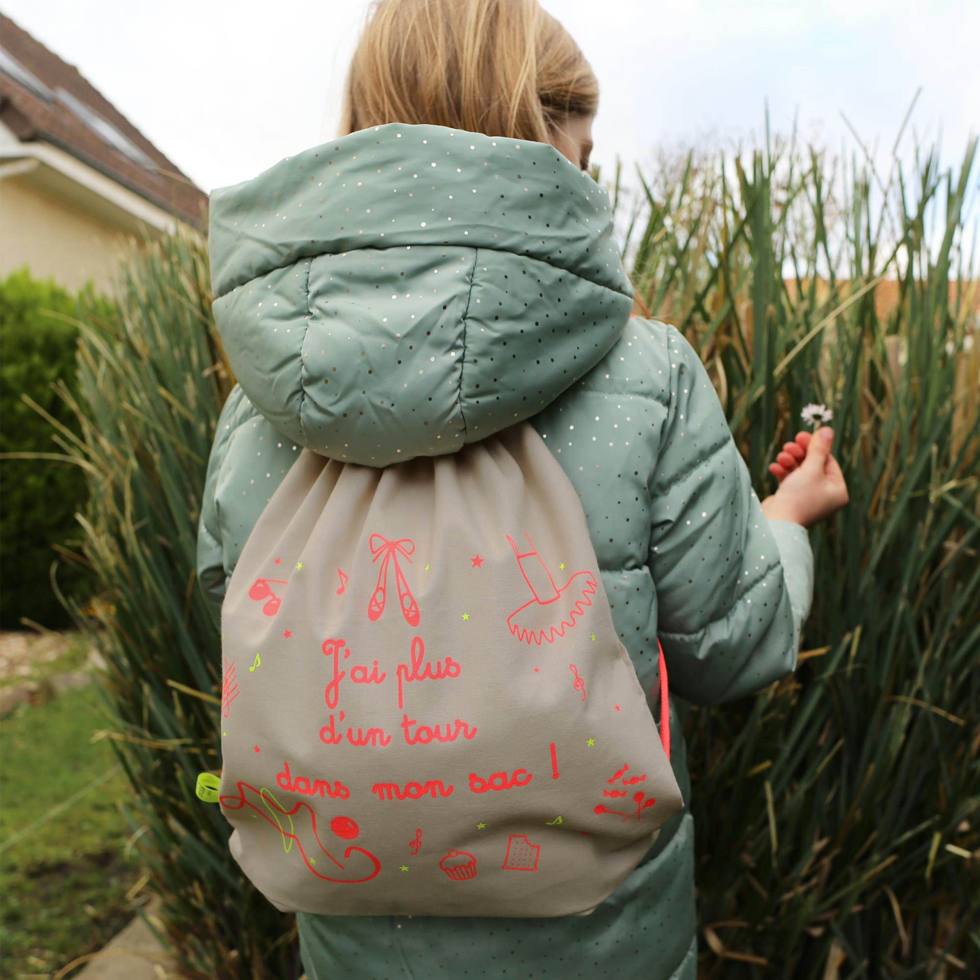 - Sac à dos enfants Beige 32cm