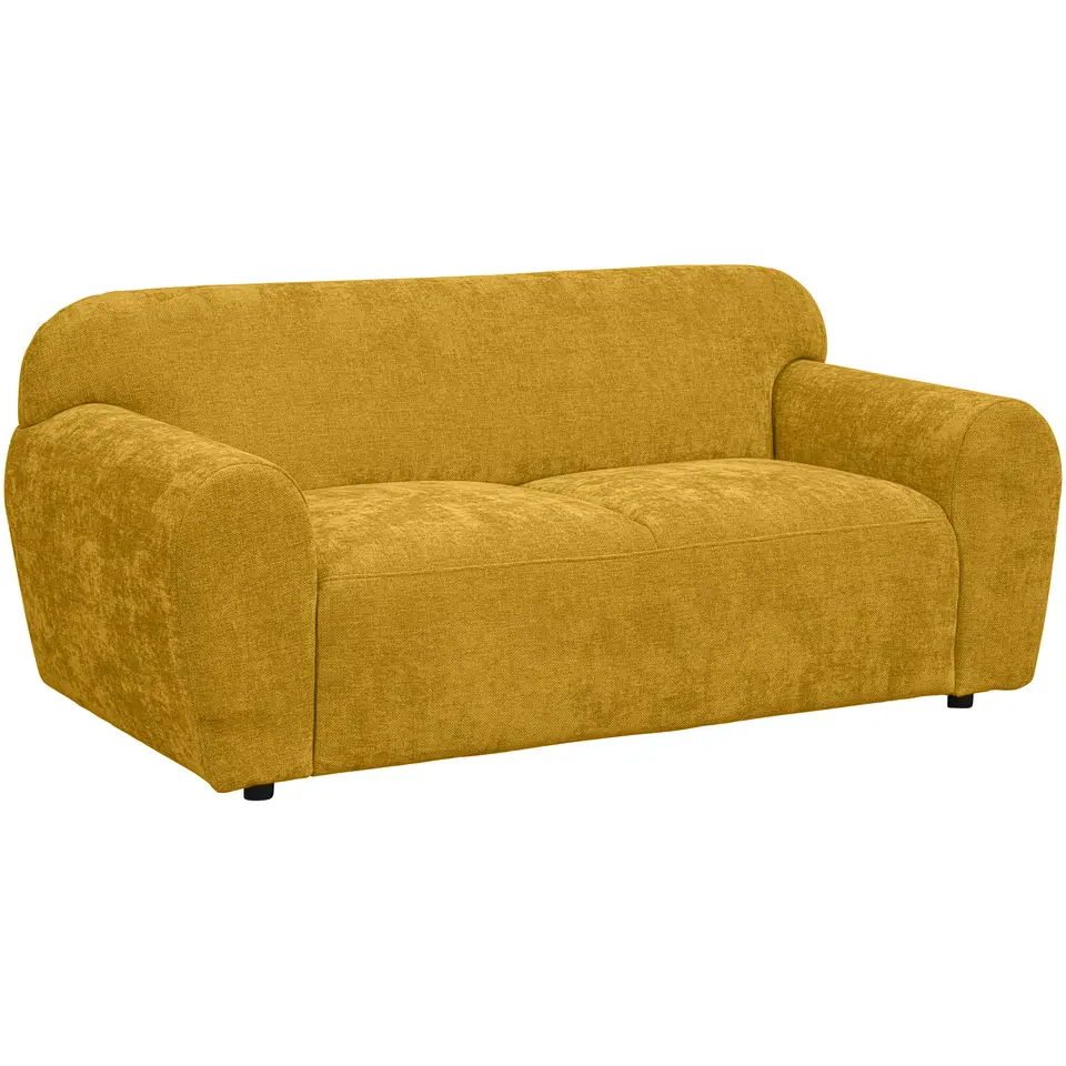 Bank Bibi 2-zits - stof Glory - okergeel