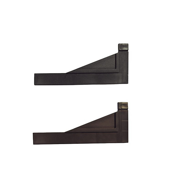 Nortene PERFIX - 2 pièces de fixation pour panneaux décoratifs - Rouille
