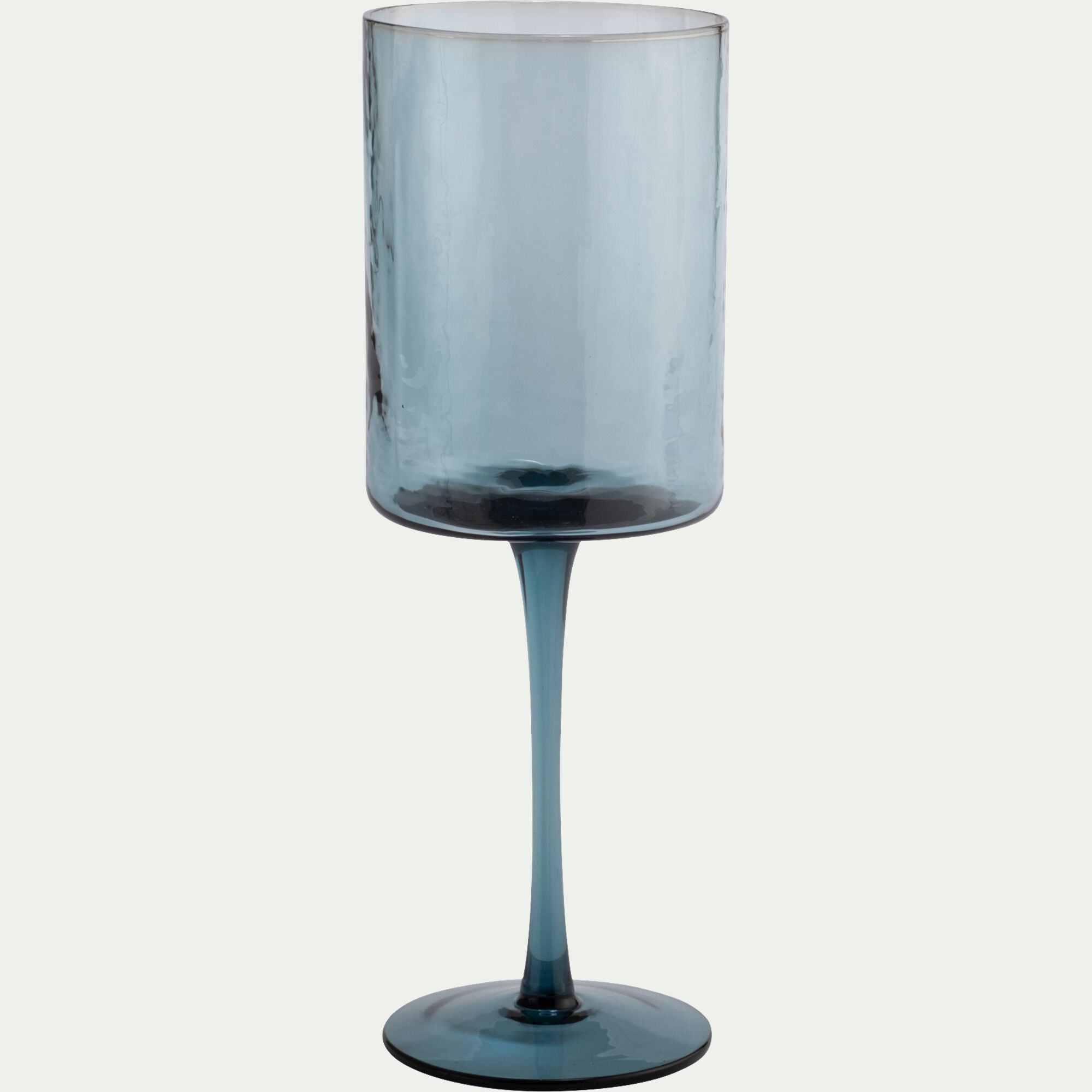 COMINO - Verre à pied en verre 37cl - bleu
