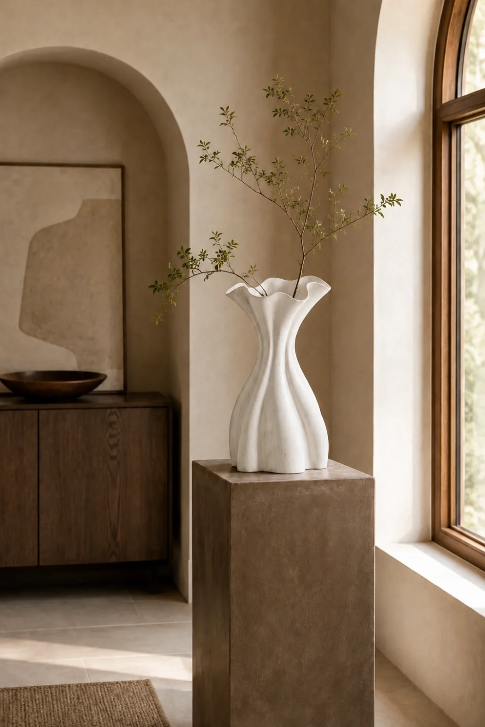 Vase Wood Sculpture #WG083