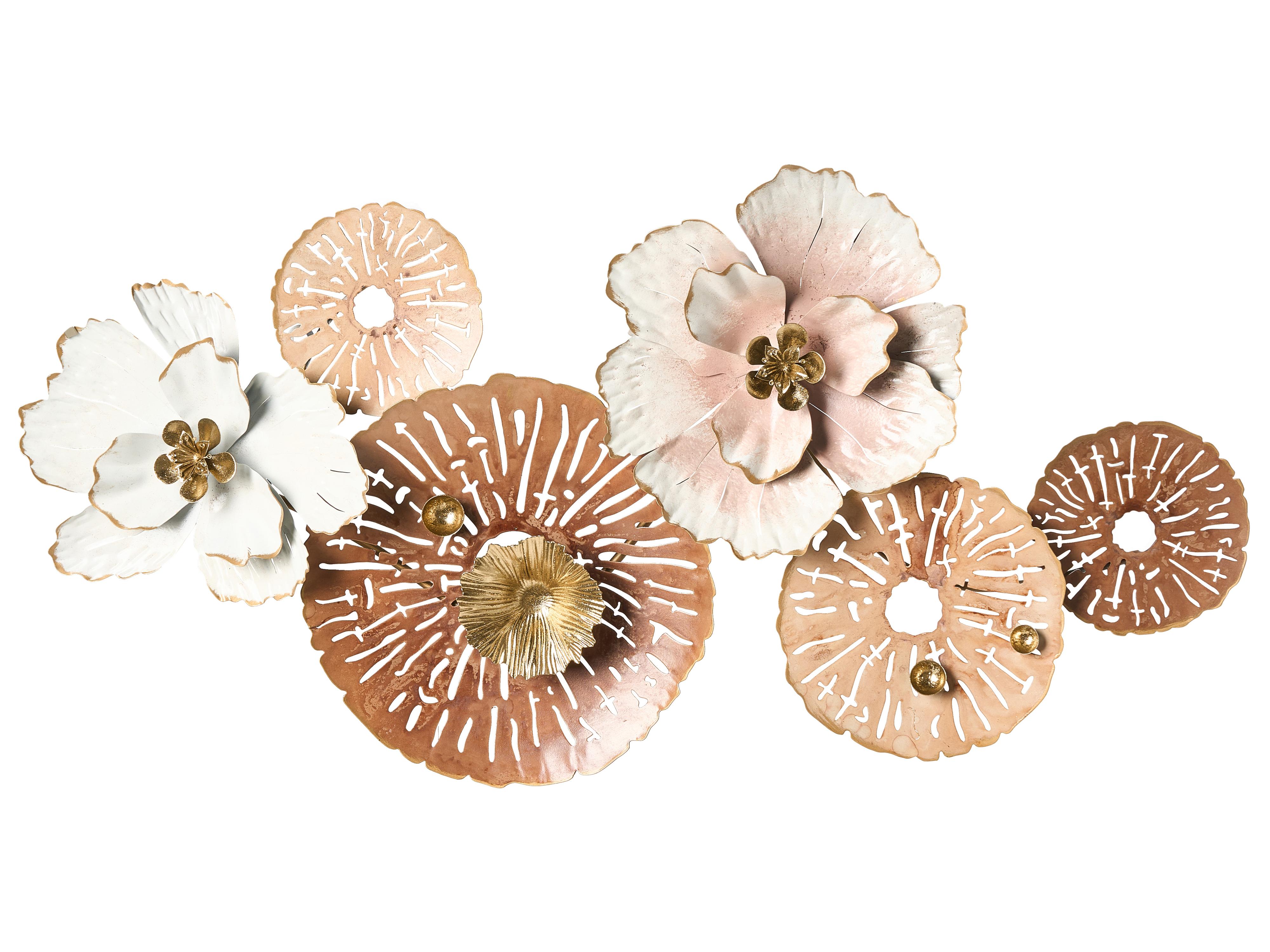 Wall Decor Flower GADOLINIUM Metal 45 cm Multicolour