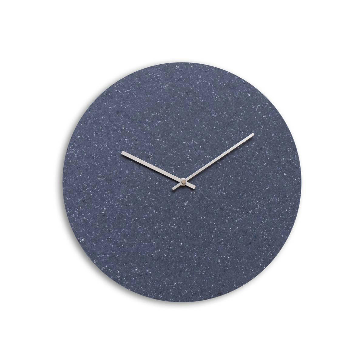 - Horloge murale en fibres textiles bleu D38cm