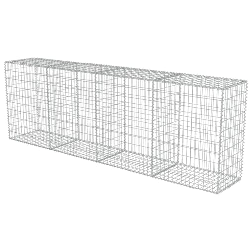 NNEVL Gabion Wall with Covers Galvanised Steel 300x50x100 cm