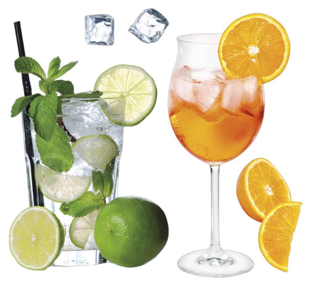 FOTOTAPET KOMAR COCKTAILS 31X31CM