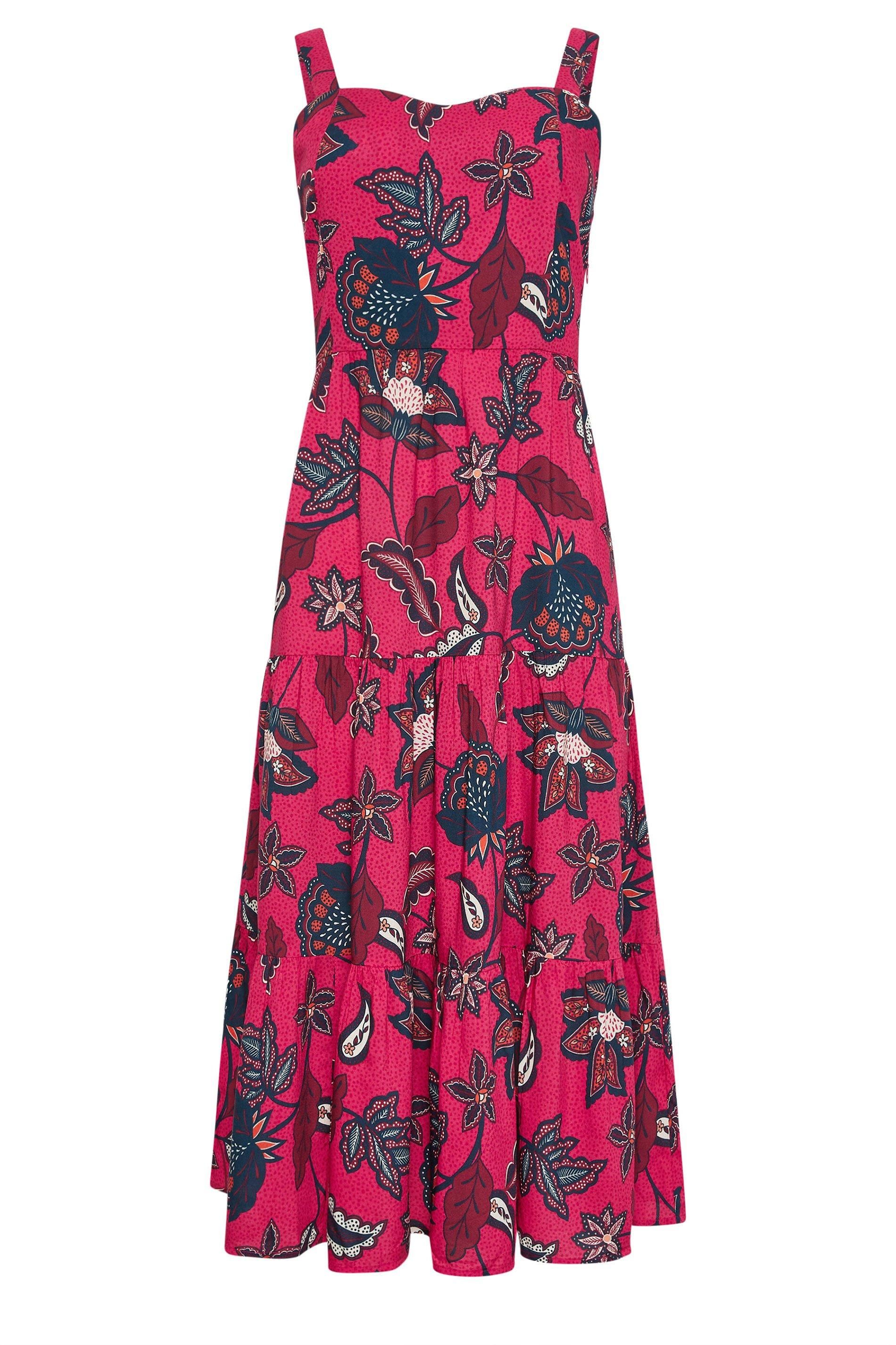 M&Co Tiered Midi Sundress