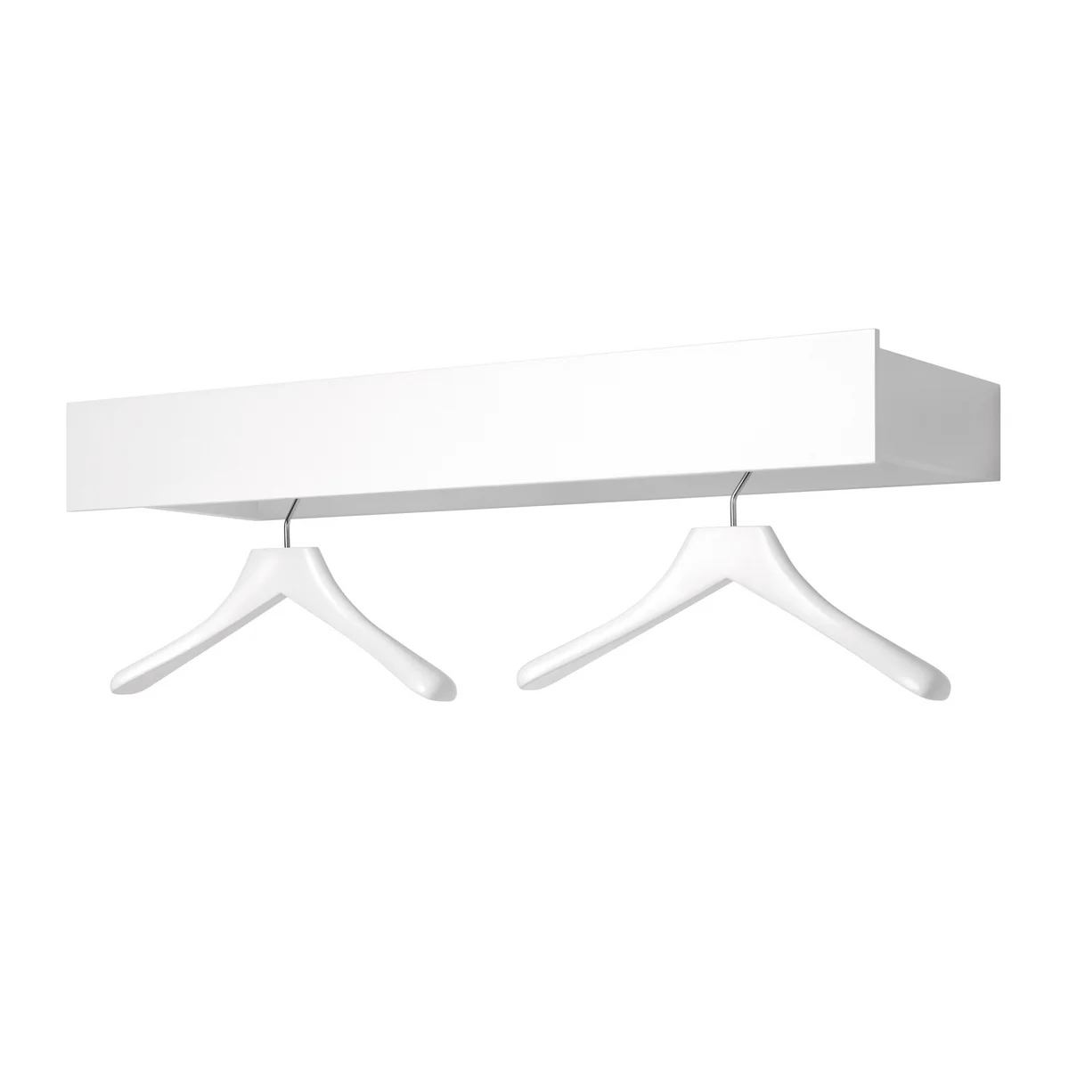 Schönbuch - Urban Wandgarderobe 80 cm, schneeweiß (RAL 9016)