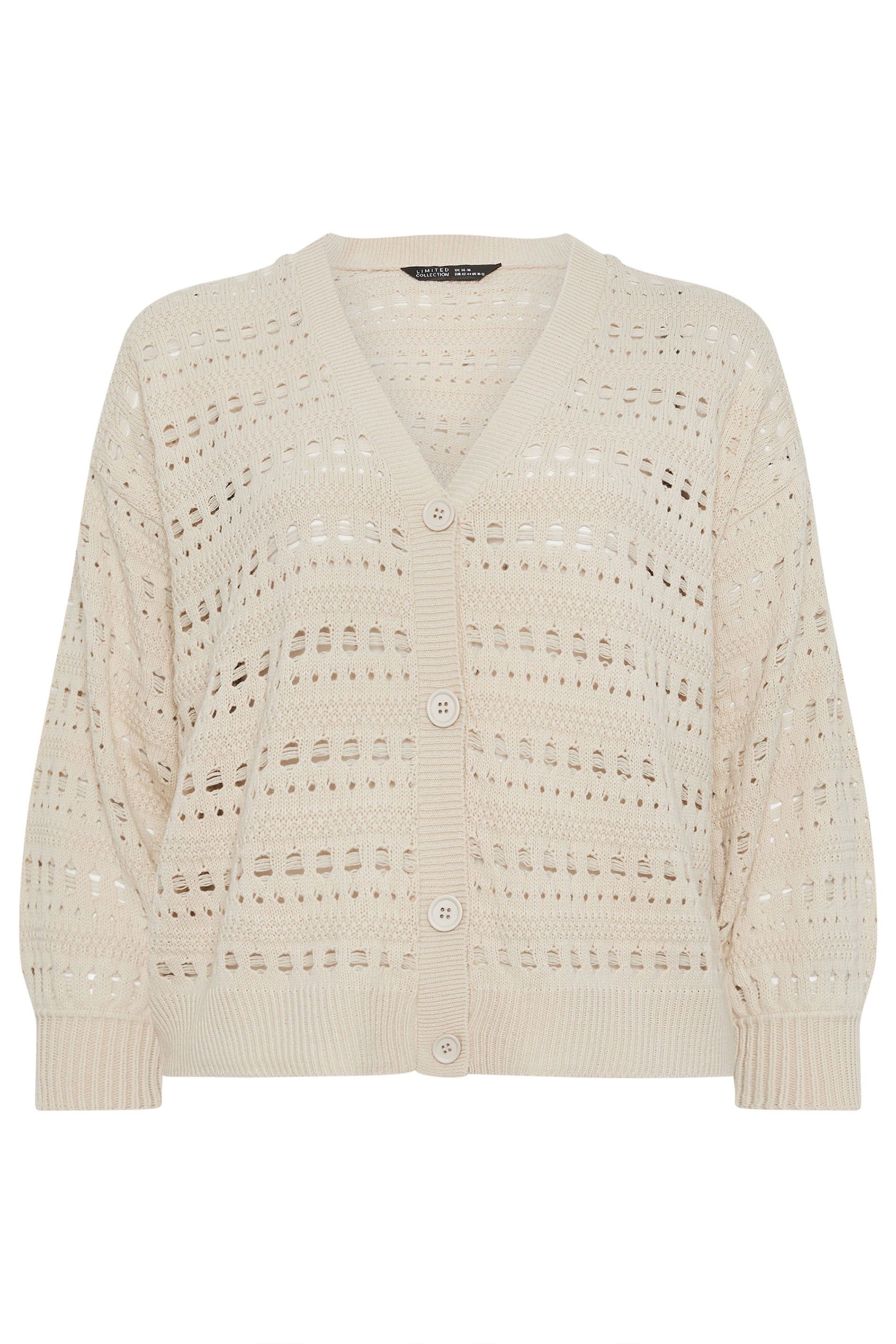 Yours Crochet Balloon Sleeve Cardigan