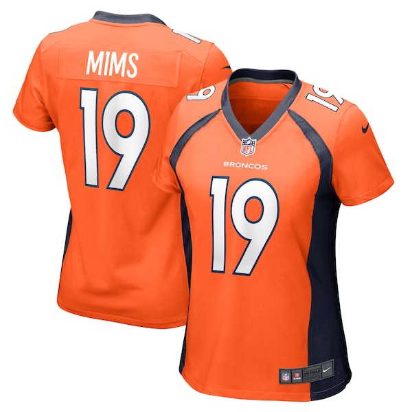 Marvin Mims Jr Denver Broncos Nike Women's Team Game Jersey -  Orange