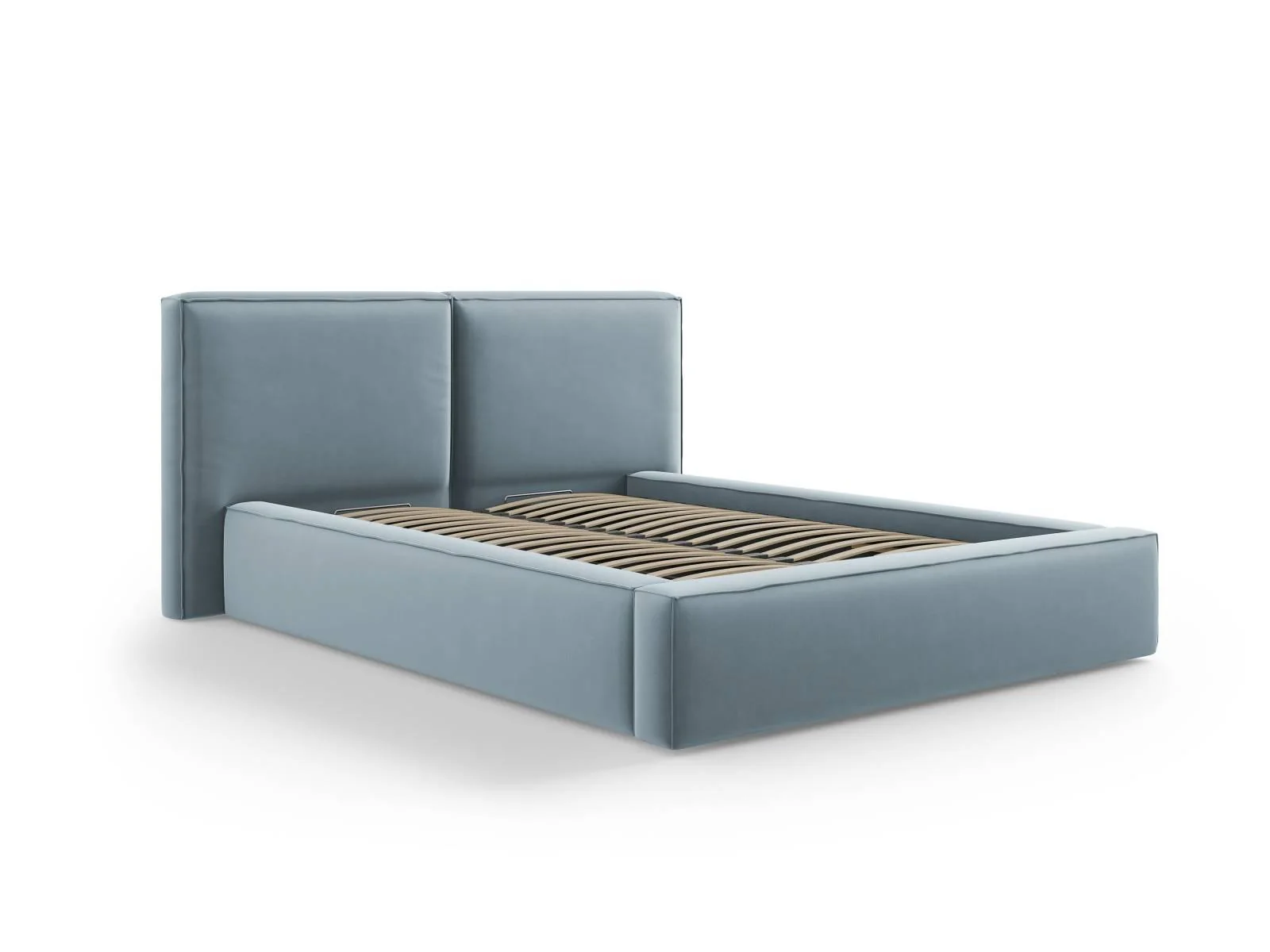 Bedframe Jodie met opbergruimte velvet 140 x 200 cm