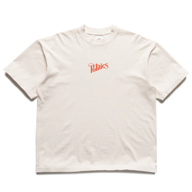 Politics Tailgate Tee - Creme