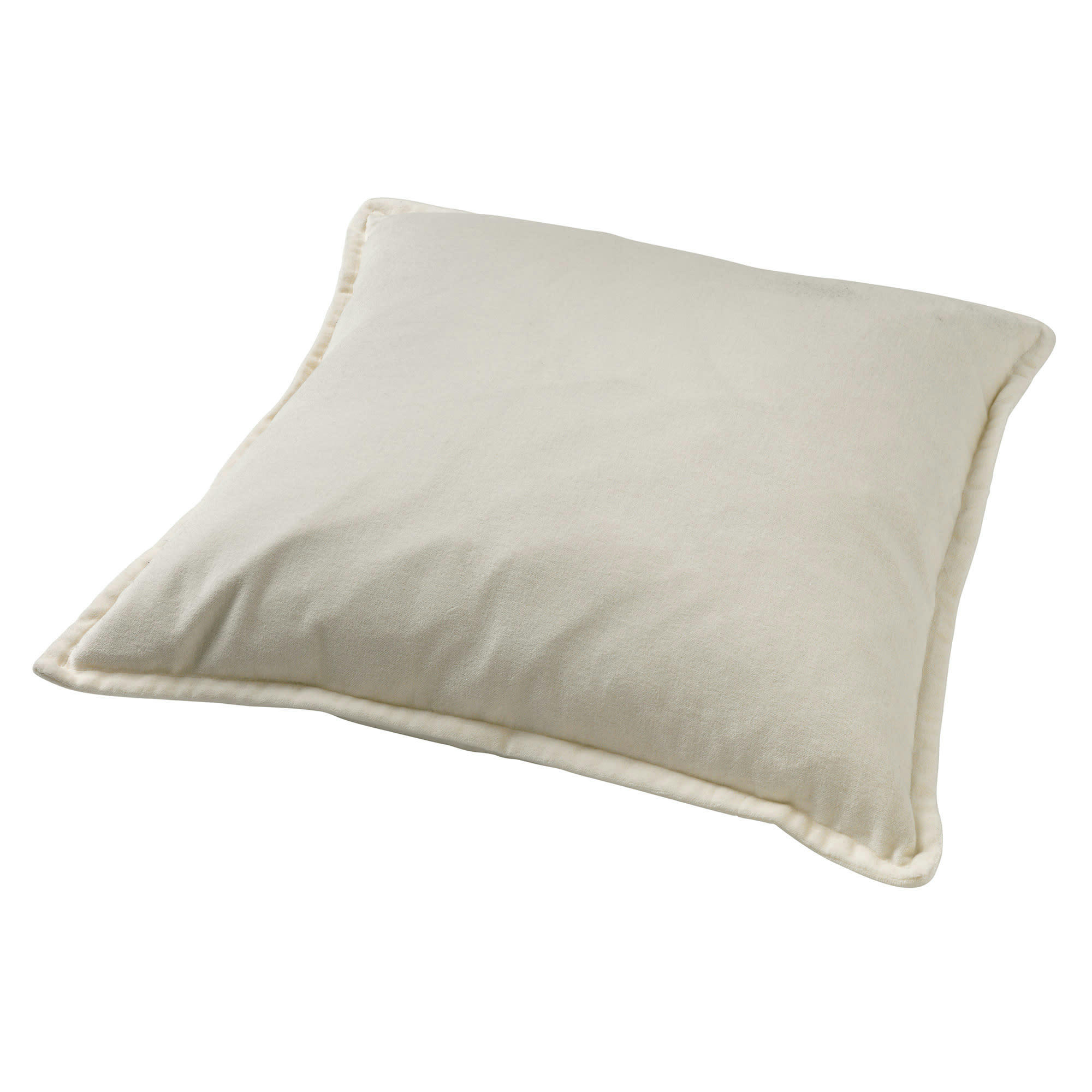 CAITH - Housse de coussin blanc en velours-50x50 cm uni