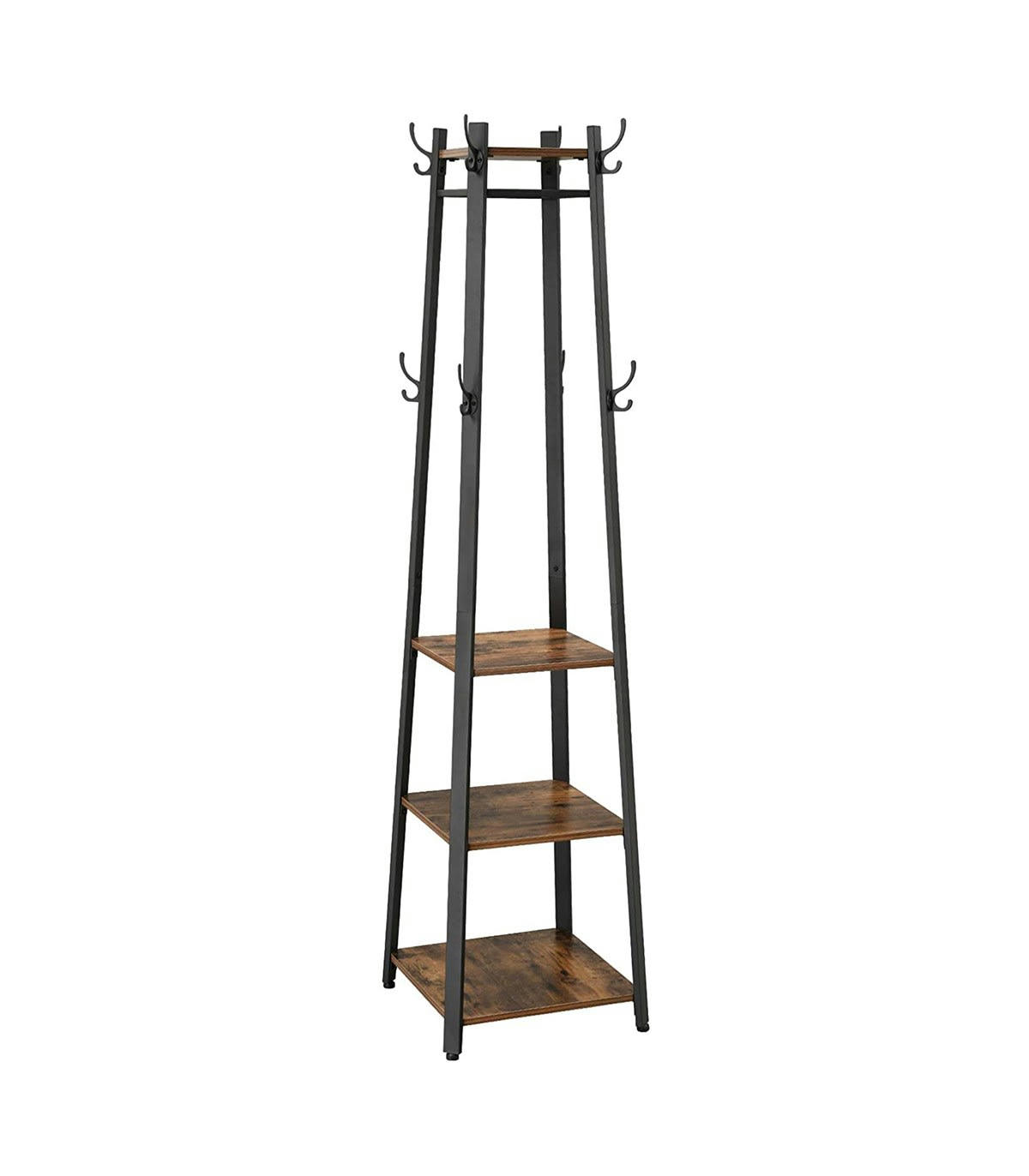 - Porte-manteau avec étagères à 3 niveaux - L47,6 cm