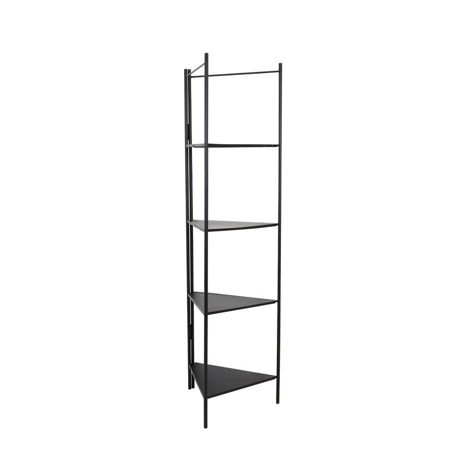 Light & Living - Kast DISPLAY - 58.5x41x200cm - Zwart