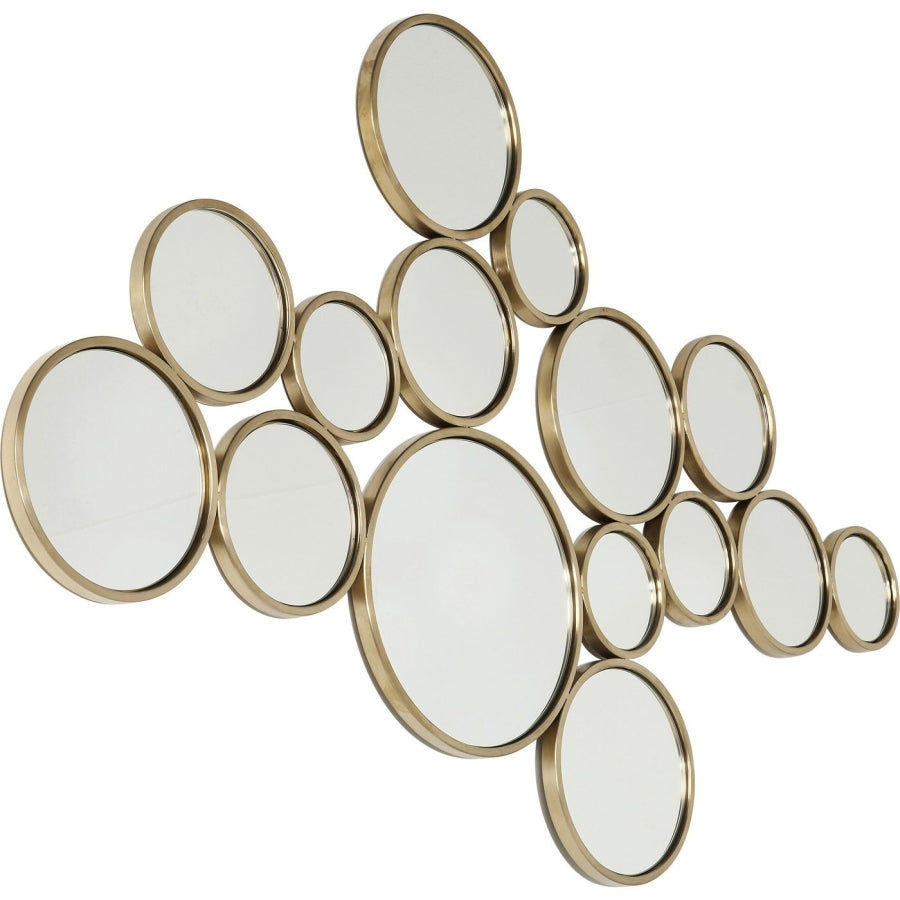 Kare Design Bubbles Spiegel - B138xH93 Cm - Messing Goud