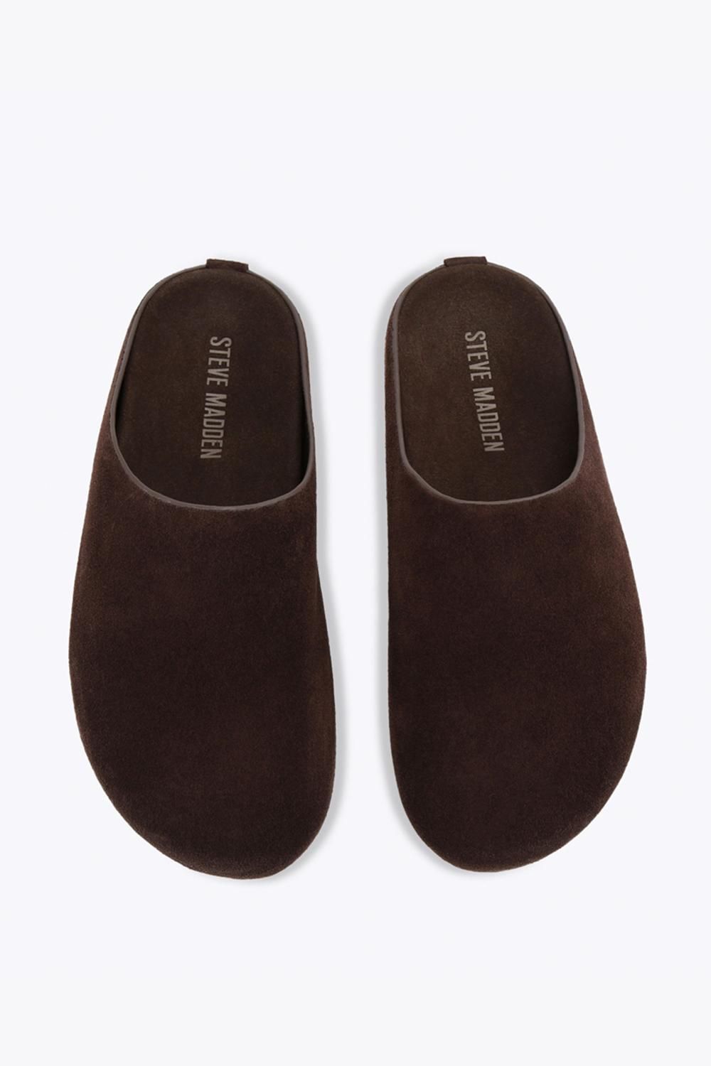 STEVE MADDEN Fern Dark Brown' Suede Flats
