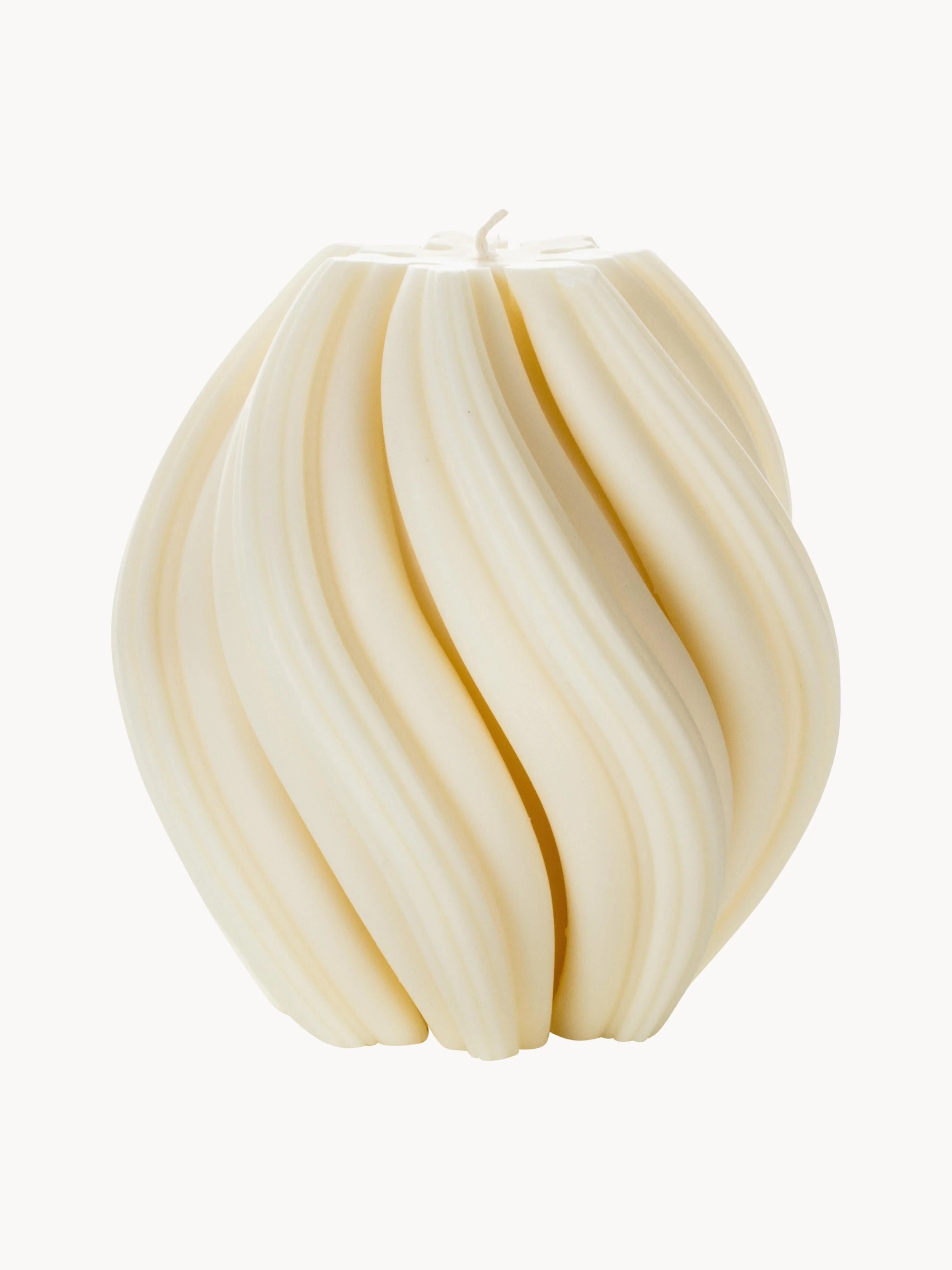 Handgefertigte Design-Kerze Florence, H 11 cm