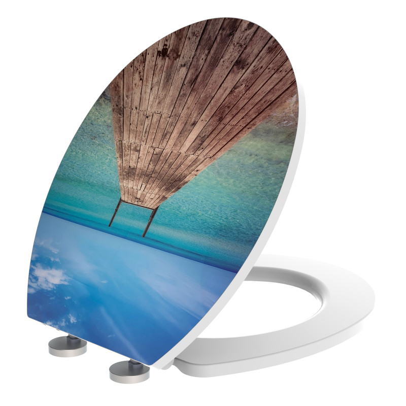 Abattant de toilette Noumea Decor ALLIBERT
