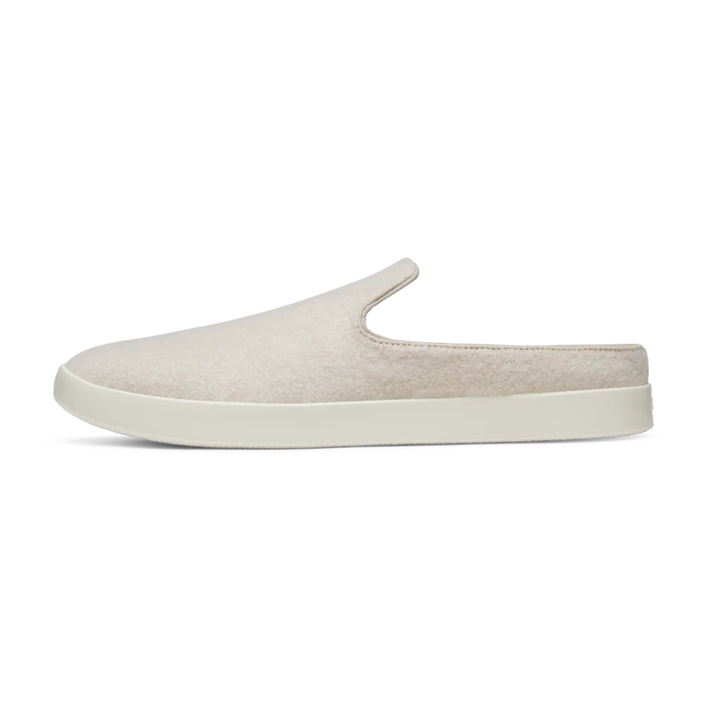 Women's Wool Lounger Mule - Stony Cream (Stony Cream Sole)