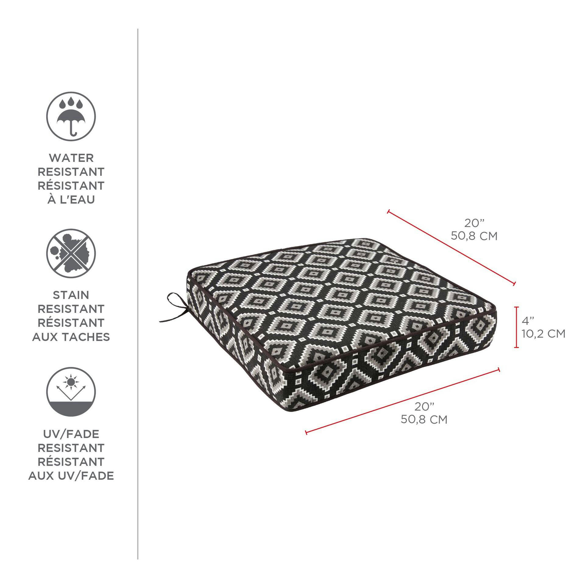 CANVAS Boho Outdoor Seat Pad