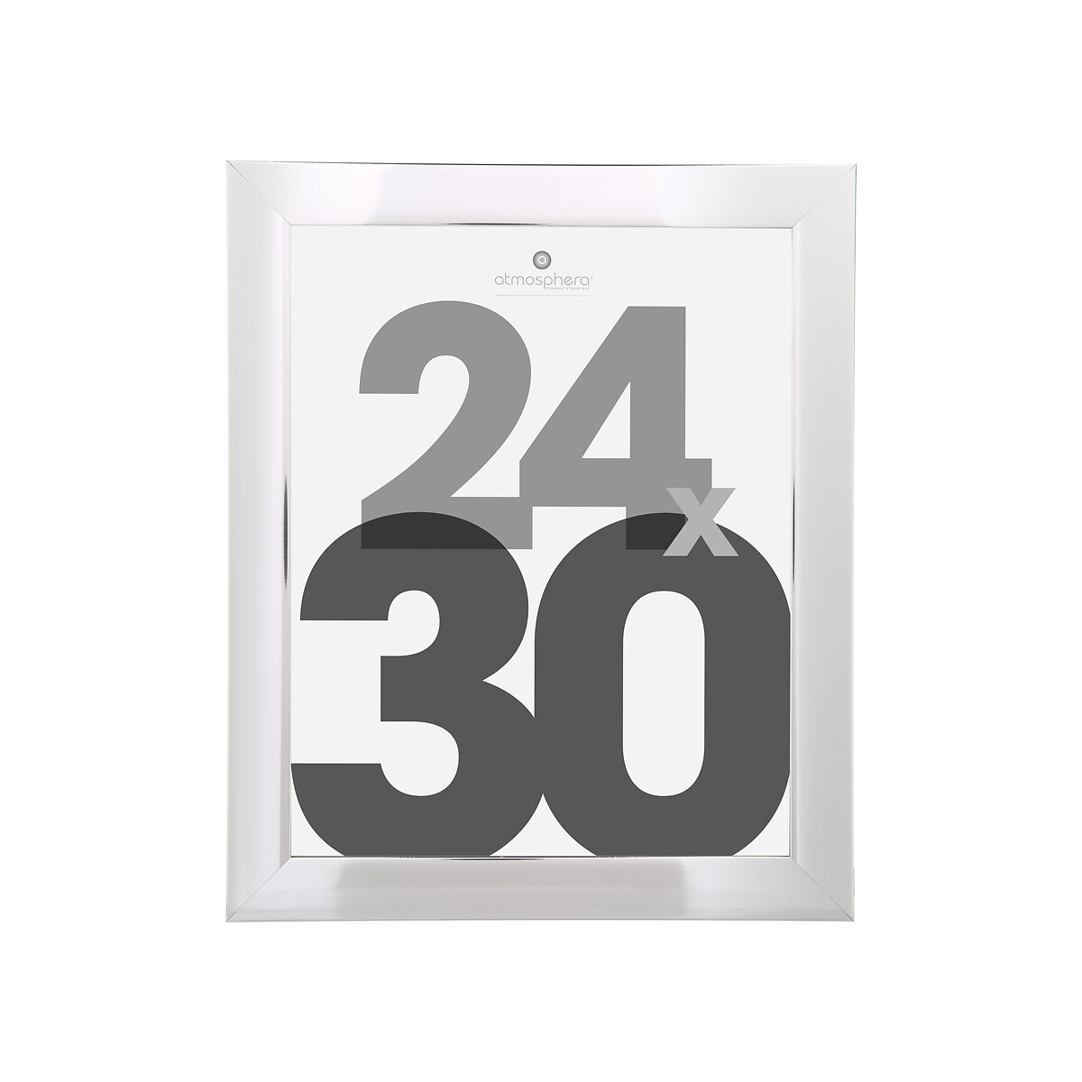 Moldura para fotos prateada 24x30cm