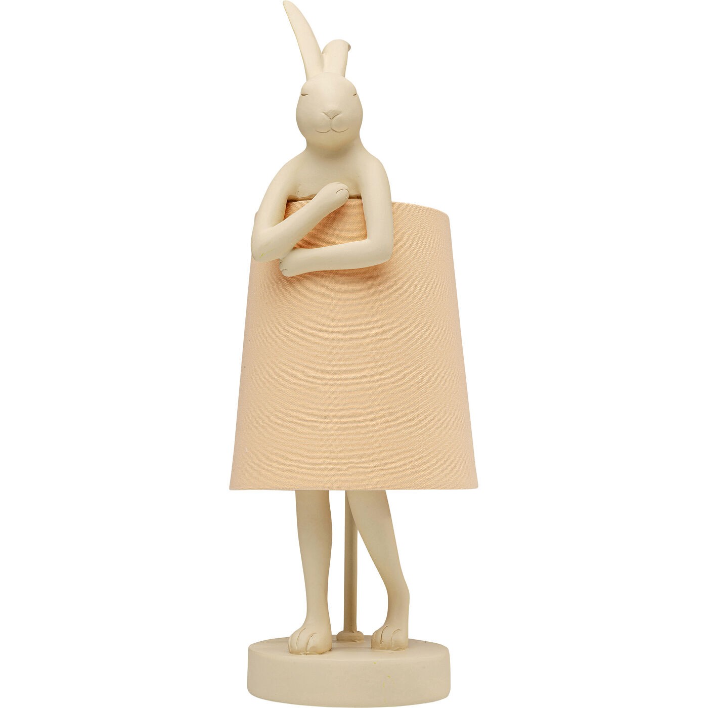 Kare Design tafellamp Animal - konijn - 50cm - beige en perzik