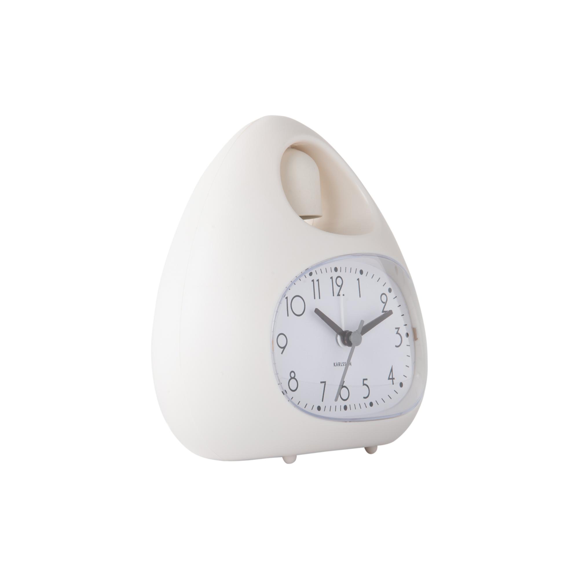 Karlsson wekker Blob Bell - wit - 12x8x13.7cm