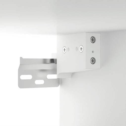 NNEVL Wall-mounted Bedside Cabinet White 50x36x40 cm