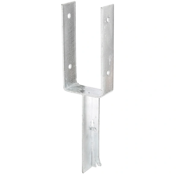 U-Pfostenträger, Rohstahl, BxL: 101 x 400 mm