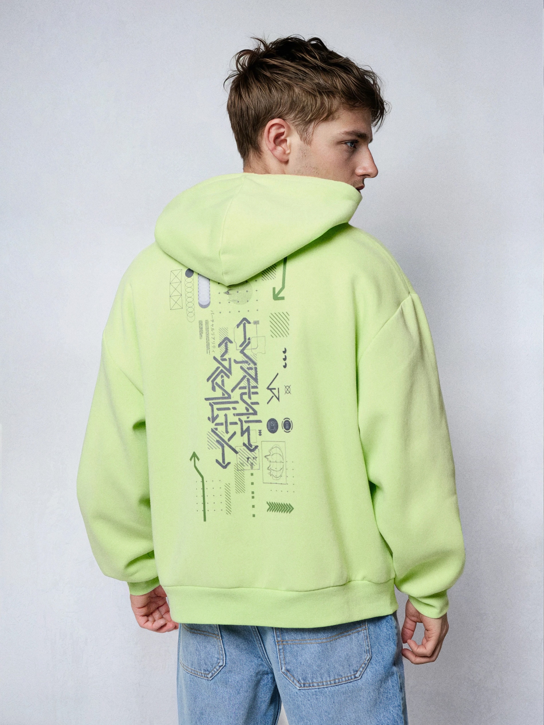 Bluza hoodie z nadrukiem
