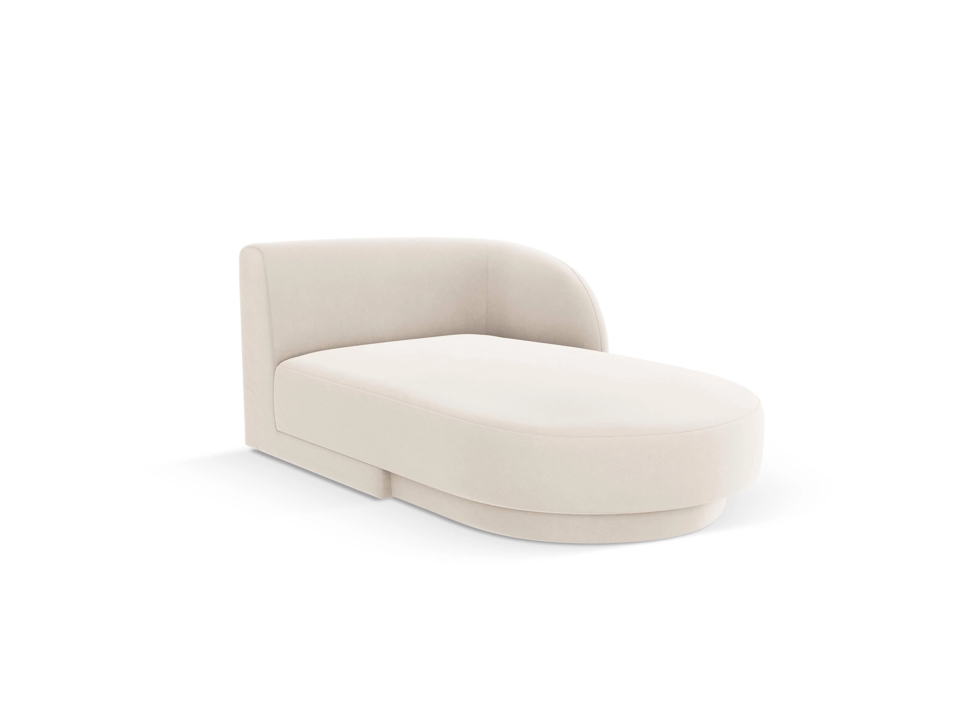 Chaise longue Miley rechts velvet