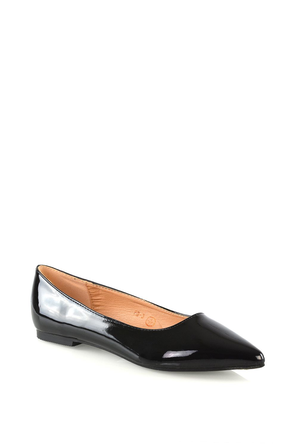 XY London Cordelia' Slip on Pointed Toe Flat Ballerina Pump Shoes