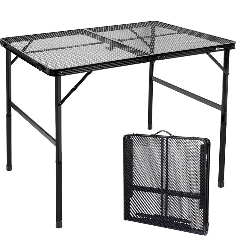 Small folding table, portable, easy to store, compact and portable, suitable for barbecue, outdoor camping, garden, patio,party.