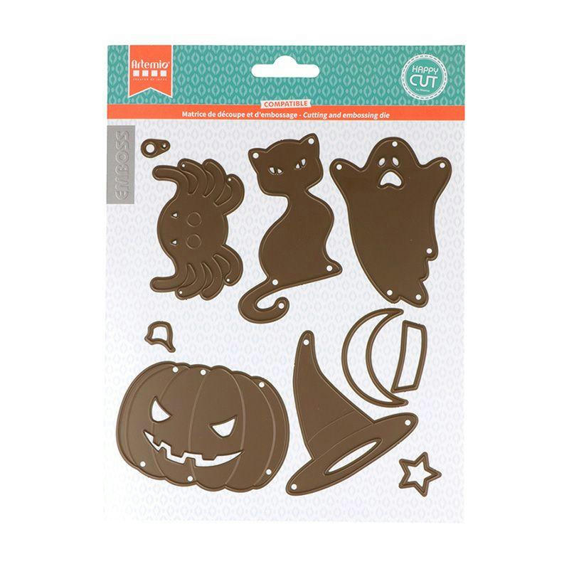 HALLOWEEN - 7 matrices de découpe et d'embossage Halloween
