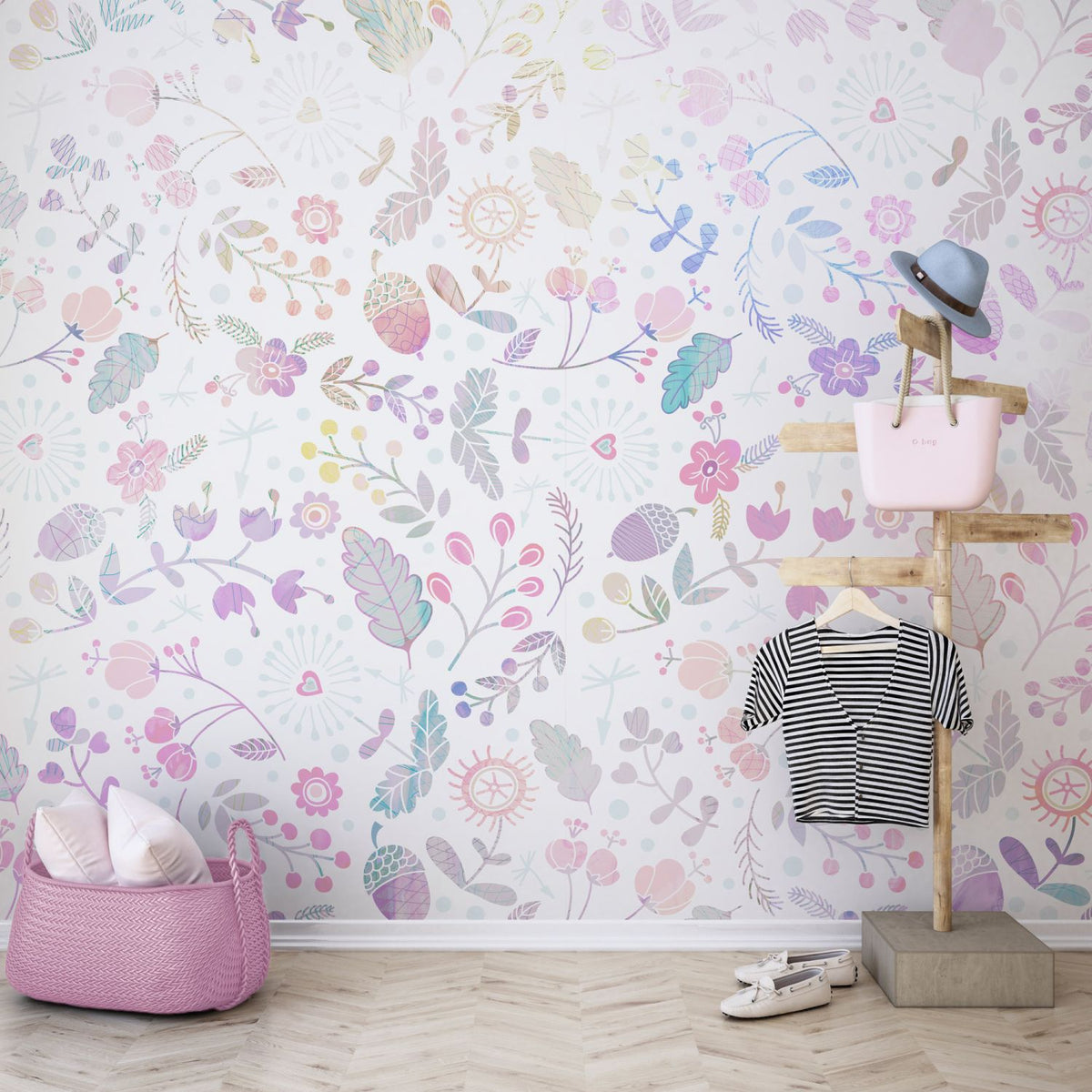Komar fotobehang herfstbladeren multicolor - 300 x 280 cm - 610850