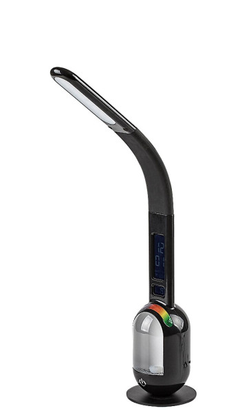 Lampka biurkowa akumulatorowa FIGEN czarno-biała LED 5W wys:38cm Rabalux