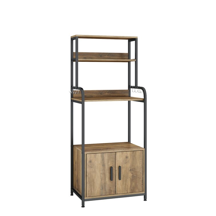 Dare 23.6'' Iron Standard Baker's Rack with Microwave Compatibility