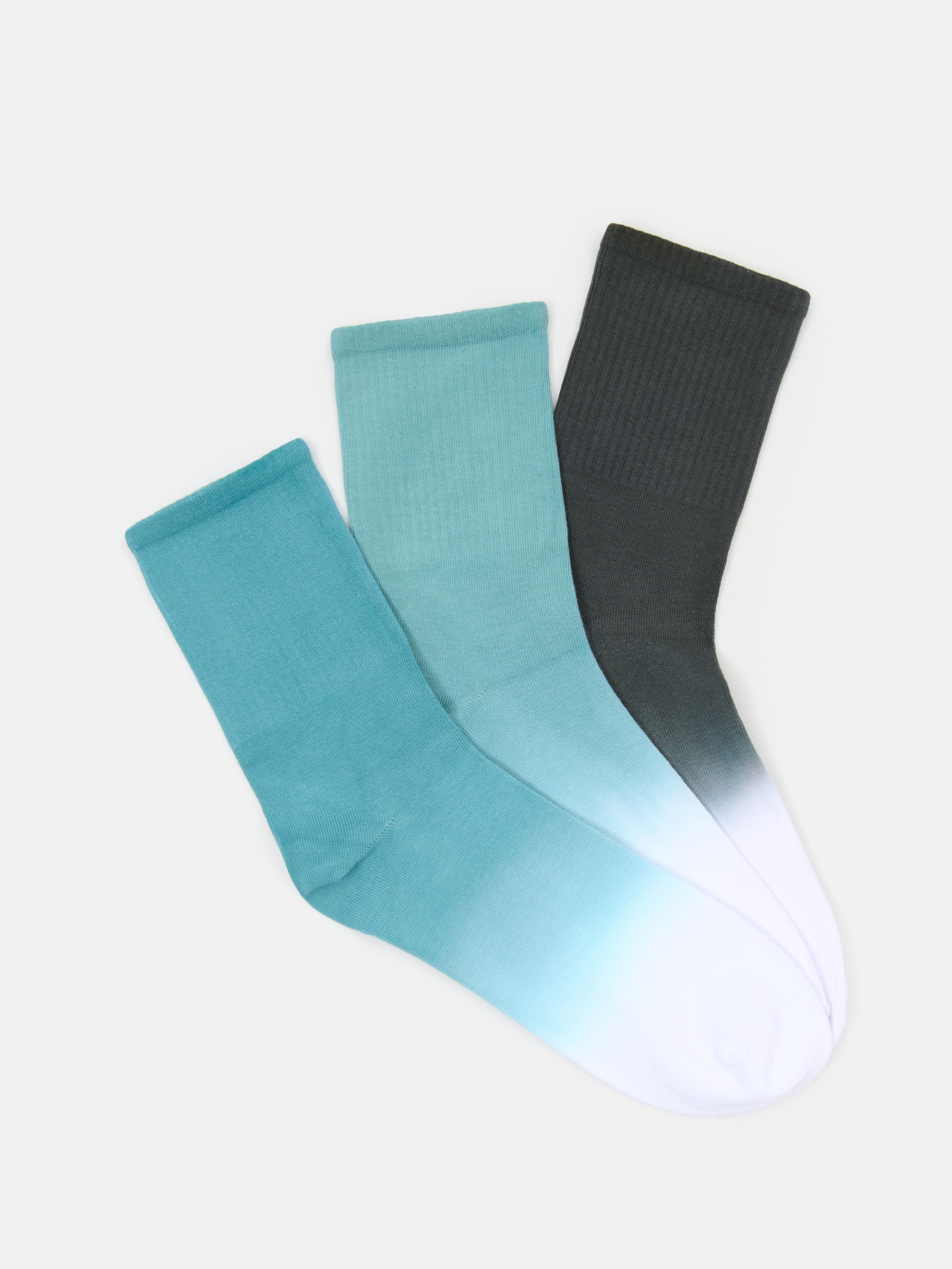 Długie skarpety ombre 3 pack