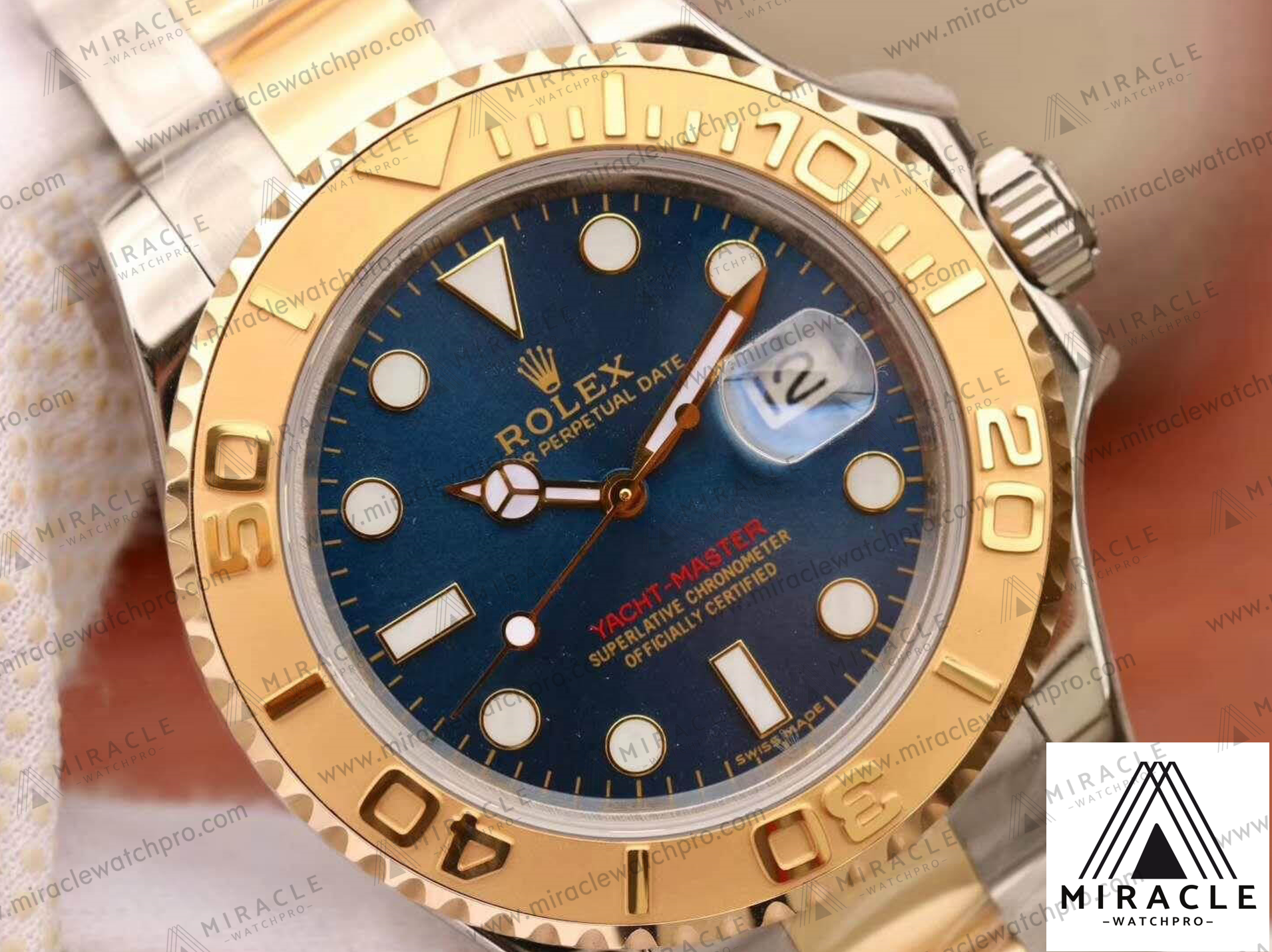ROLEX-Yacht-Master-REF.16623blue dial-ELITE CLONE-40MM-Replica Watch