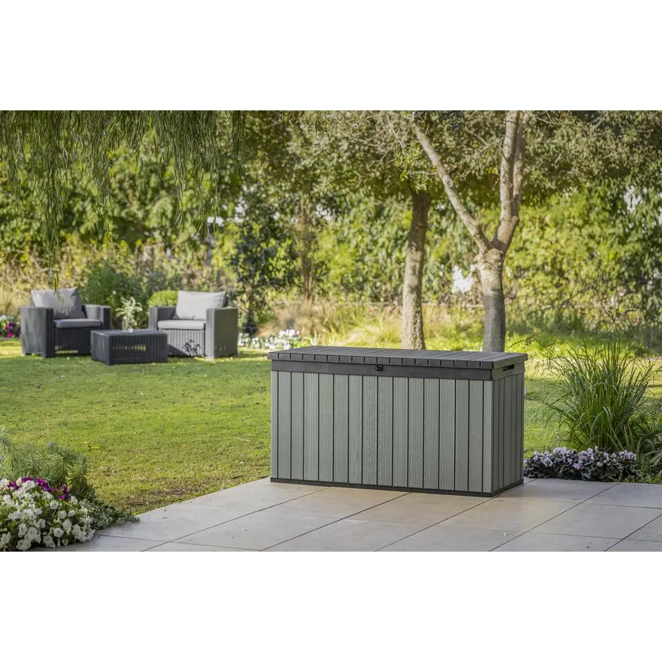 Keter Darwin Opbergbox - 570L - 142,5x65,5x78,2cm - Groen