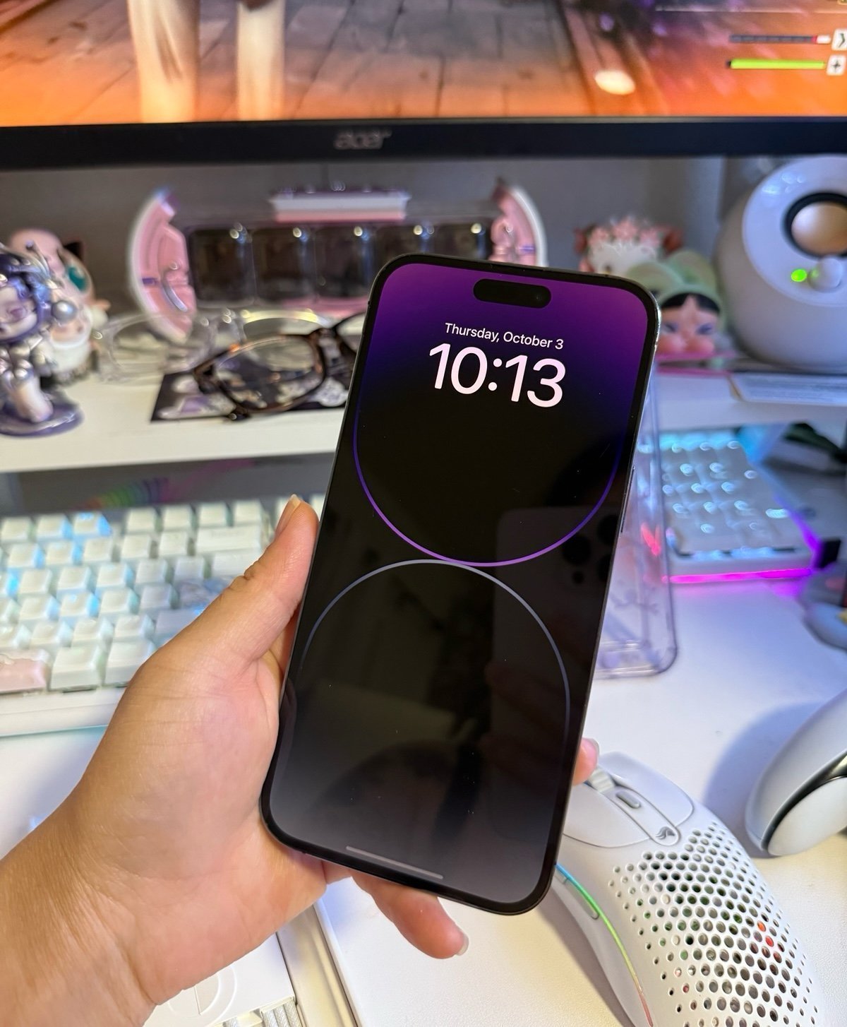 Apple iPhone 14 Pro Max 128 GB in Deep Purple Unlocked