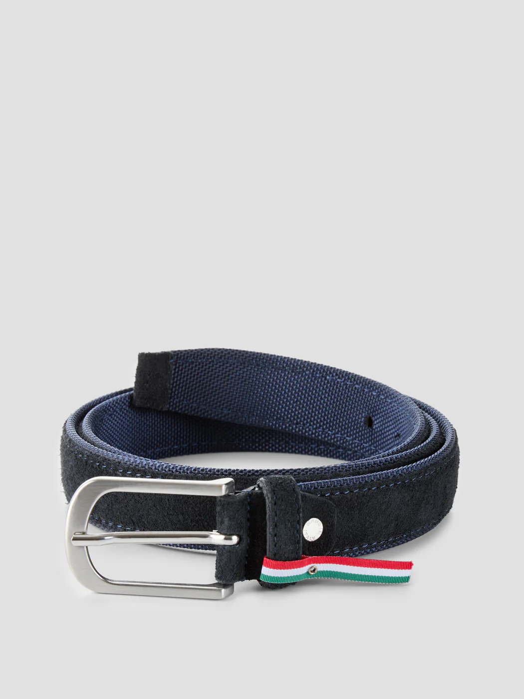 Ceinture en cuir et tissu
