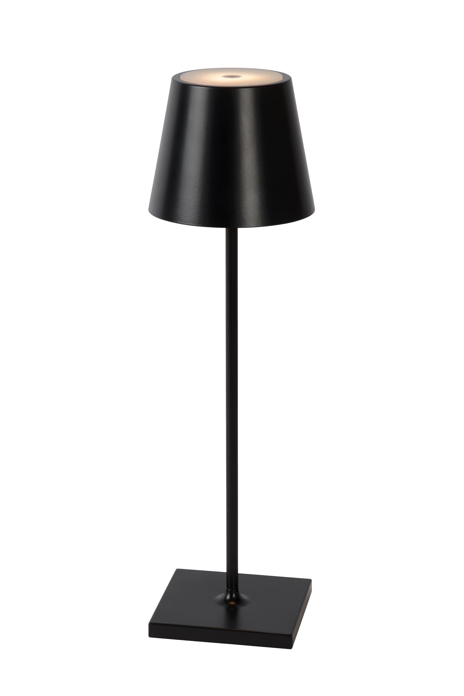 Lucide JUSTIN Tafellamp - Zwart