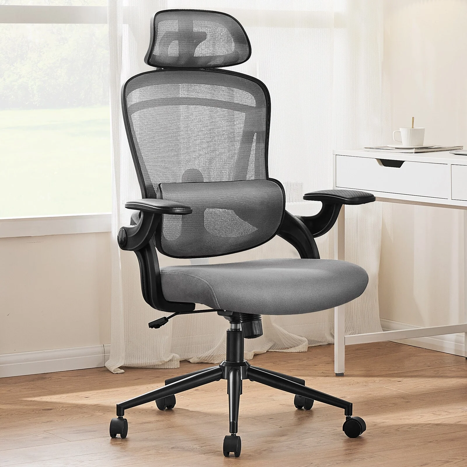 Ergonomic Mesh Office Chair,High Back Computer Chair with Wheels